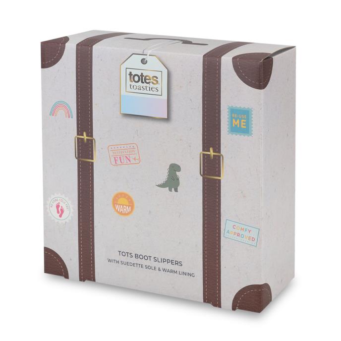 totes toasties® Toddler Booties Natural Extra Image 1